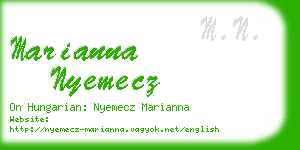 marianna nyemecz business card